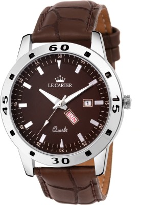 

Le Carter LCW-6008 Day & Date Functioning Leather Strap Watch - For Men