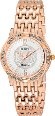 Aurex AWESOME SILVER DIAL Analog Watch  - For Women