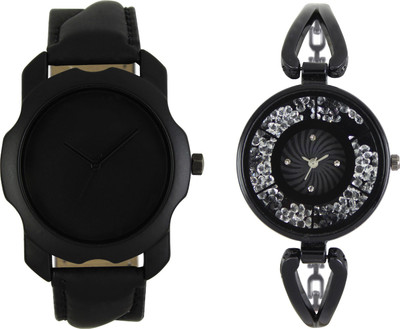 

Shocknshop LR22_211 Designer Analog Chain Strap Couple Watch - For Men & Women