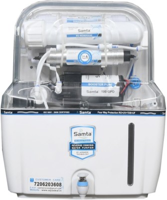 SAMTA AquaPure 15 L RO + UV + UF + TDS Water Purifier(White)