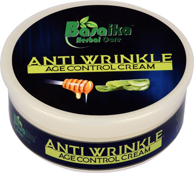 

Basaika Herbal Care Anti wrinkle age control Cream ,100% Natural Ingredeints & Parabeen Free (Oil Control | Skin Repair | Anti-Wrinkle| Age Control | reduces skin blemishes & pigmentation marks | fine lines Reduction | Skin Soothing | Skin moisturization 