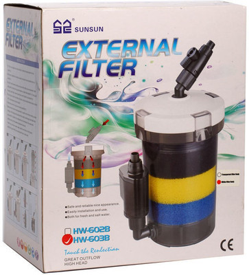

Sunsun Canister Aquarium Filter(Biological Filtration for Salt Water and Fresh Water)