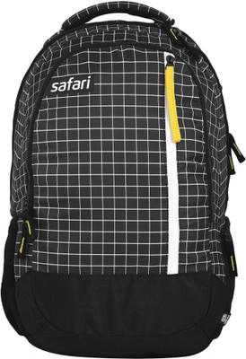 

Safari Checkmate 37.0 L Backpack(Black, White)