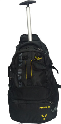 

Skybags PACIFIC BACKPACK TROLLEY 35 LTRS 35 L Trolley Laptop Backpack(Black)