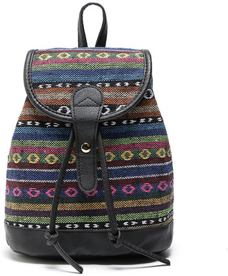 

Young & Forever Prime Day Exclusive Black Aztec Embroideried Bagpack Waterproof Backpack(Multicolor, 5)