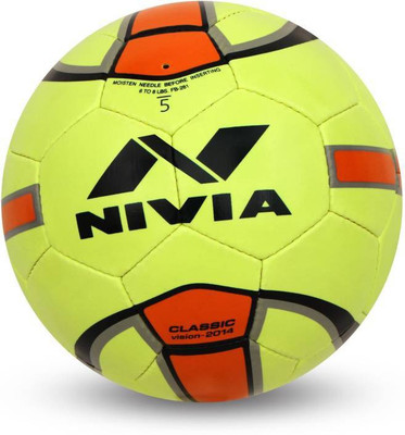 

Nivia CLASSIC FOOTBALL Football - Size: 5(Pack of 1, Multicolor)