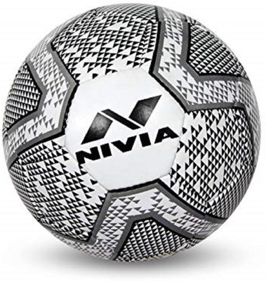 

Nivia BLACK WHITE FOOTBALL Football - Size: (Pack of 1, Multicolor