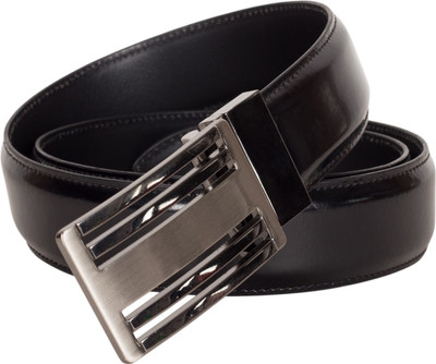 

Pelpe Men Casual Black Genuine Leather Belt