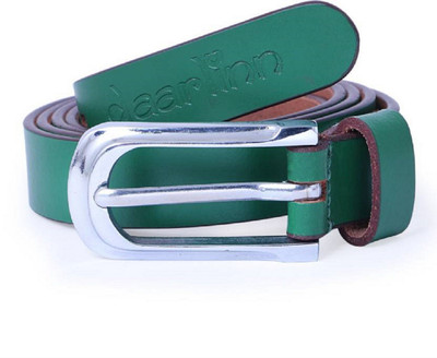 

daarlinn Women Casual, Party, Formal Green Genuine Leather Belt