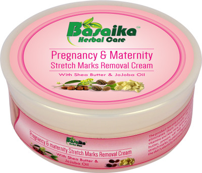 

Basaika Herbal Care Pregnancy and maternity Stretch marks Removal Cream With Shea Butter, Coca Butter & JoJoba Oils with 100% Natural ingredients & Parabeen Free (Pre Pregnancy Marks Removal |Post Pregnancy Marks Removal | Gym Stretch Marks Removal | Body