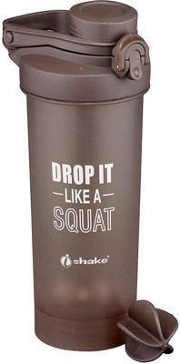 

iShake Shaker Unbutton Energy 700 ml Shaker(Pack of 1, Brown)