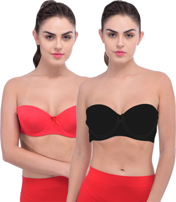 Piftif Women Push-up Non Padded Bra(Multicolor)
