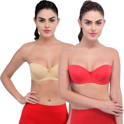 Piftif Women Push-up Lightly Padded Bra(Multicolor)