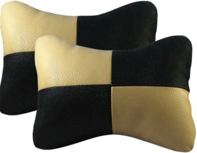 

FNU Multicolor Leatherite Car Pillow Cushion for Universal For Car(Rectangular)