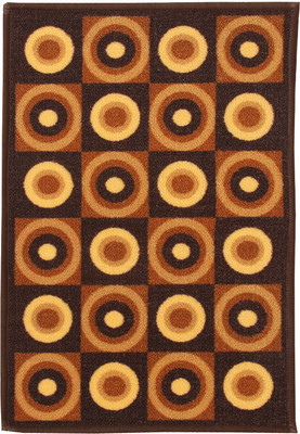 KUBER INDUSTRIES Brown Cotton Area Rug(2 ft,  X 5 ft, Rectangle)