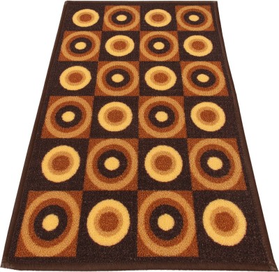 KUBER INDUSTRIES Brown Cotton Area Rug(2 ft,  X 5 ft, Rectangle)