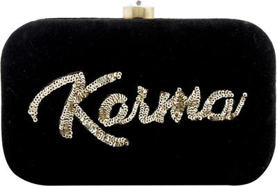 

Puneet Gupta Party Black Clutch
