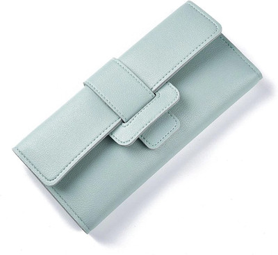 

ZELP Women Casual Green Fabric Wallet(10 Card Slots)