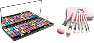 hich Makeup Brush Set and glam perfect 51 color eyeshadow(2 Items in the set)