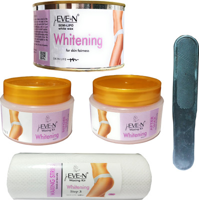 

EVE-N Waxing Kit Personal Whitening ( Wt: 120ml + 350g ) ( Pack of 5 )(Set of 1)