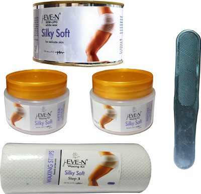 

EVE-N Waxing Kit Personal Silk Soft ( Wt: 120ml + 350g ) ( Pack of 5 )(Set of 1)