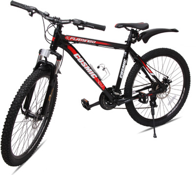 

COSMIC FLAMINGO 21 SPEED ALLOY MTB BICYCLE RED/WHITE - SPECIAL EDITION 26 T Mountain Cycle(21 Gear, Black, Red)