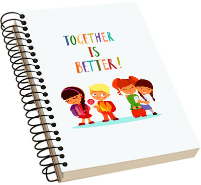 

Clickplick A5 Notebook(Innovative Acrylic Notebook, Multicolor)