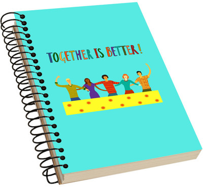 

Clickplick A5 Notebook(Innovative Acrylic Notebook, Multicolor)