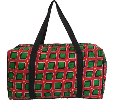 

HideCrusH Cotton duffel bag Travel Duffel Bag(Green)