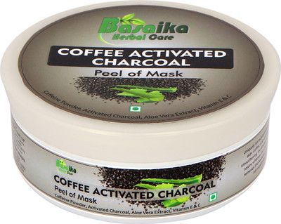 

Basaika Herbal Care Coffee activated Charcoal peel off mask, 100% Natural Ingredients & Parabeen Free ( Radiant Skin | UV Protection | Pollution Control| Deep Cleansing | Skin Smoothening & glow | Healthy & energised Skin | Skin Damage Control ) Ideal for