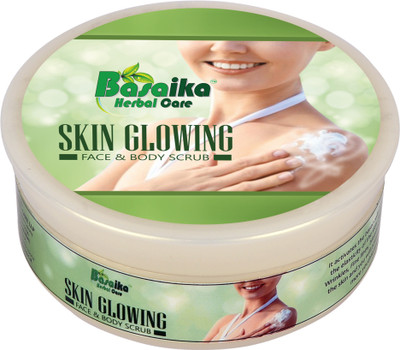 

Basaika Herbal Care Skin glowing Face & Body Scrub,100% Natural Ingredeints & Parabeen Free (Instant Skin Glow | Radiant Skin | Oil Control | Skin Repair| Age Control | reduces skin blemishes & pigmentation marks | Skin Soothing |removes dead skin cell ) 