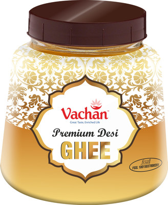 

Vachan Premium desi Ghee 1 kg Plastic Bottle(Pack of 12)