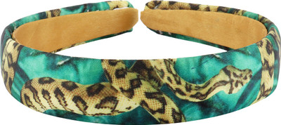 Puneet Gupta Fierce Snake Animal Print Hairband For Women's Evening Look Hair Band(Green)