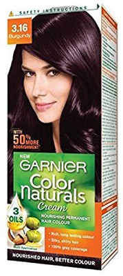 

Garnier Color Naturals Cream 3.16 Burgundy 29ml + 16g Hair Color(Burgundy)