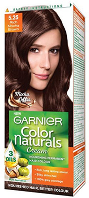 

Garnier Color Naturals Cream 5.25 Rich Mocha Brown 70ml Hair Color(Rich Mocha Brown)
