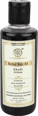 

Khadi Natural 18 Herbs Paraben Mineral Free Hair Oil(210 ml)