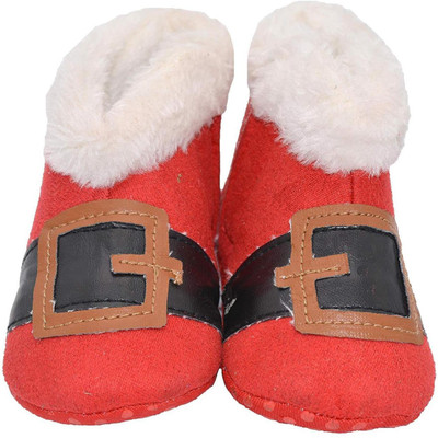 

Baby Bucket Boys & Girls Velcro Formal Boots(Red