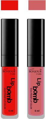 

Bonjour Paris Kiss Proof Pur Matte Lip Gloss(12 ml, Bunt Amber 03, Nute 06)