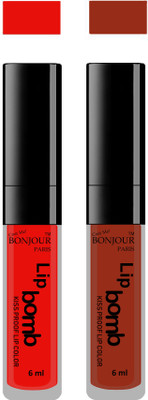

Bonjour Paris Kiss Proof Pur Matte Lip Gloss(12 ml, Bunt Amber 03, Tan 04)