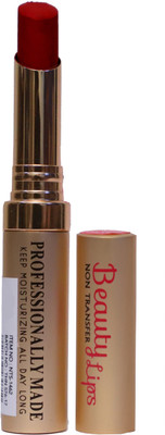 

THE LOOKS Non Transfer Matte Beauty Lips with Velvet texture(Bright Red)