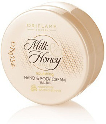 

Oriflame Sweden Milk & Honey Gold Nourishing Hand & Body Cream Small Pack(75 g)