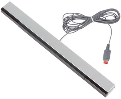 

New World Wired Motion Remote Sensor Bar Infrared Ray Inductor for Wii console Motion Controller(Silver, For Wii)
