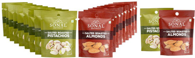 

Sonal Dry Fruit Roasted Almonds, Pistachios(240 g, Pouch)
