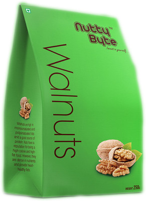 

nuttybyte Tasty Walnuts(250 g, Vacuum Pack)