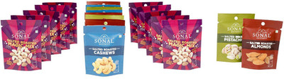 

Sonal Dry Fruit Magic Roasted Mix Almonds, Cashews, Pistachios(240 g, Pouch)