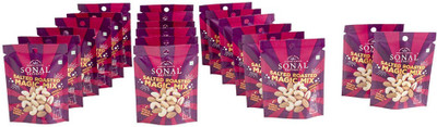 

Sonal Dry Fruit Roasted Almonds, Cashews, Pistachios(240 g, Pouch)