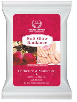 

Nature's glamour Rose-Vanilla Pedicure & Manicure Kit(100 ml, Set of 6)
