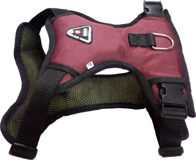 

Petshop7 Dog Harness No Pull Padded Easy Fit Chest Harness/Adjustable Reflective Breathable Soft Mesh Outdoor Training Walking Comfort Control for Xtra Largel Dogs (Xtra Large (Chest Size : 35-48 inch), Dog Safety Harness(, Maroon
