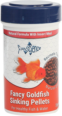 

FishScience FishScience Fish Fancy Goldfish Sinking Pellets 55gms 55 g Dry Fish Food