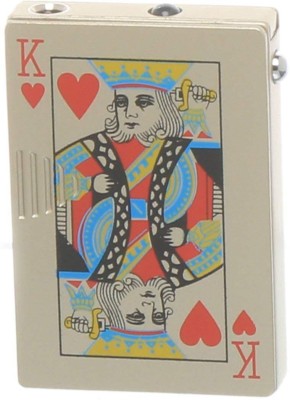 Pia International KING-001 POKER - KING WITH UV LIGHTER Pocket Lighter(BADSHAH)